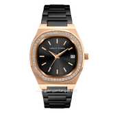 CHRIST VERRA AURIELLE CV 919566L-18 BLK Black Rosegold Stainless Steel